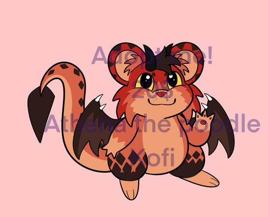 Fire dragon dramster by Athena